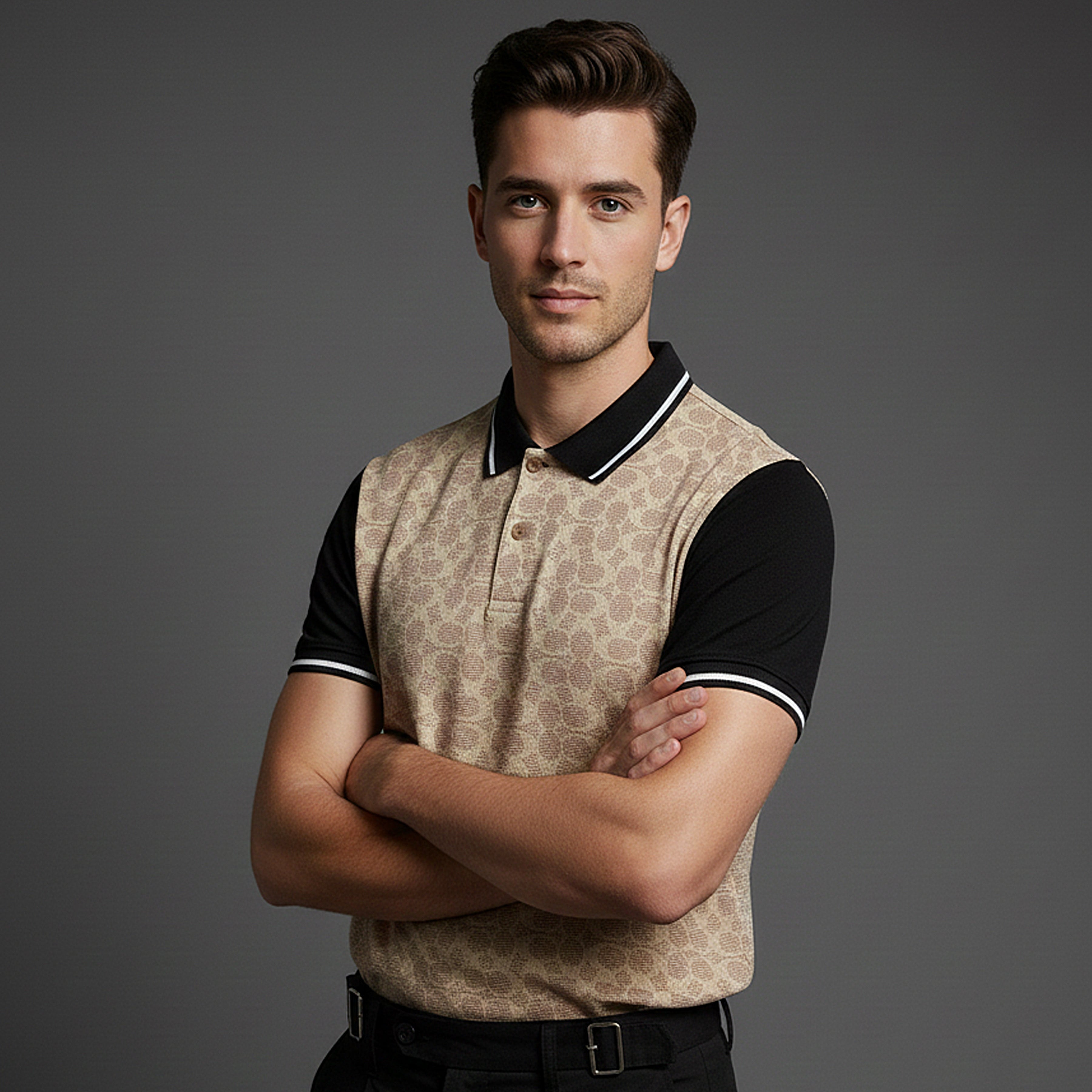 Coach New York Signature Trim Polo