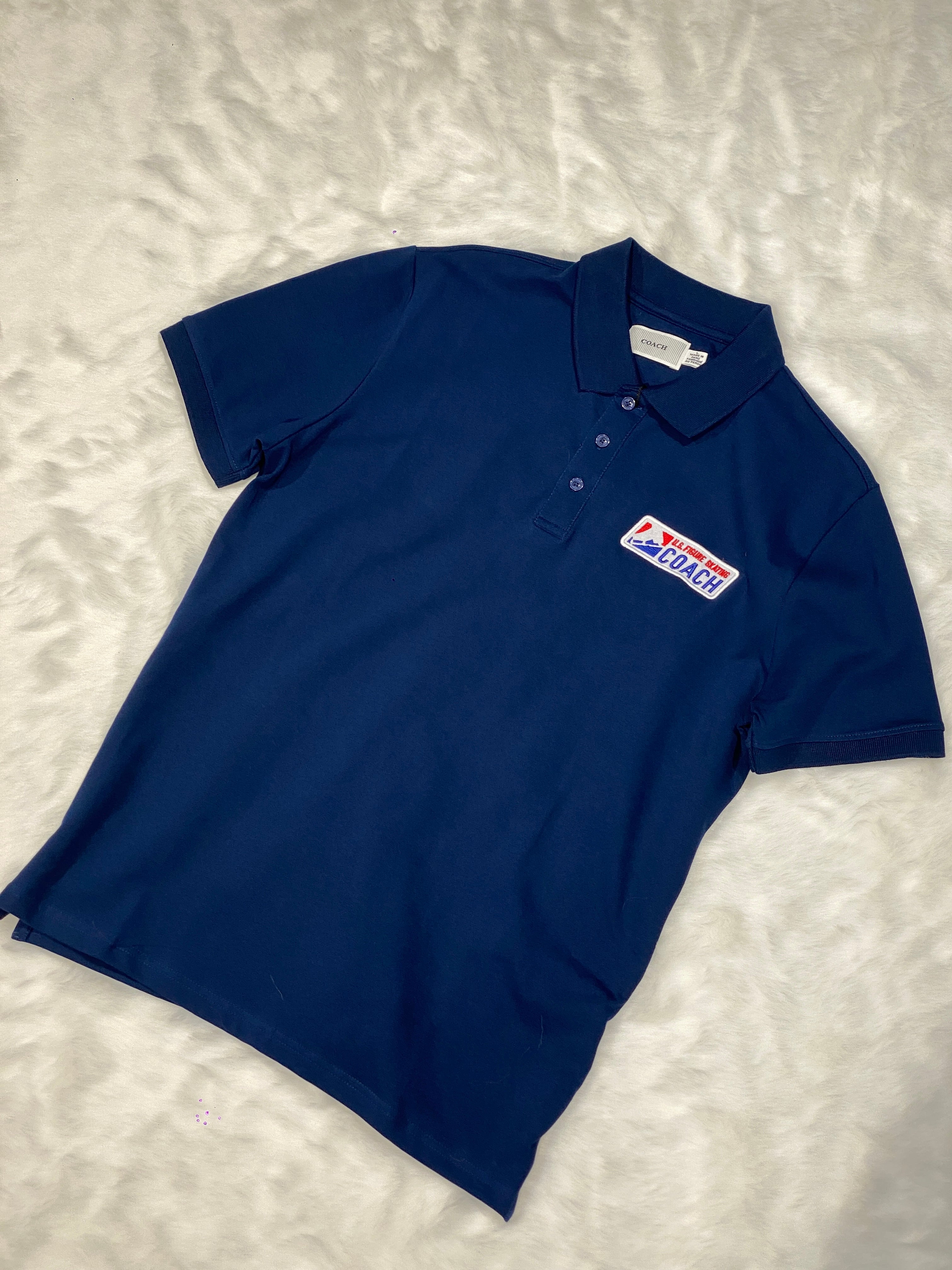 U.S. Figure Skating Polo Shirt - Navy